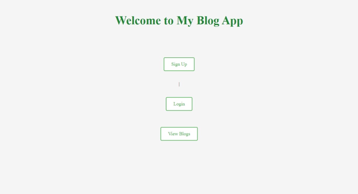 blog app